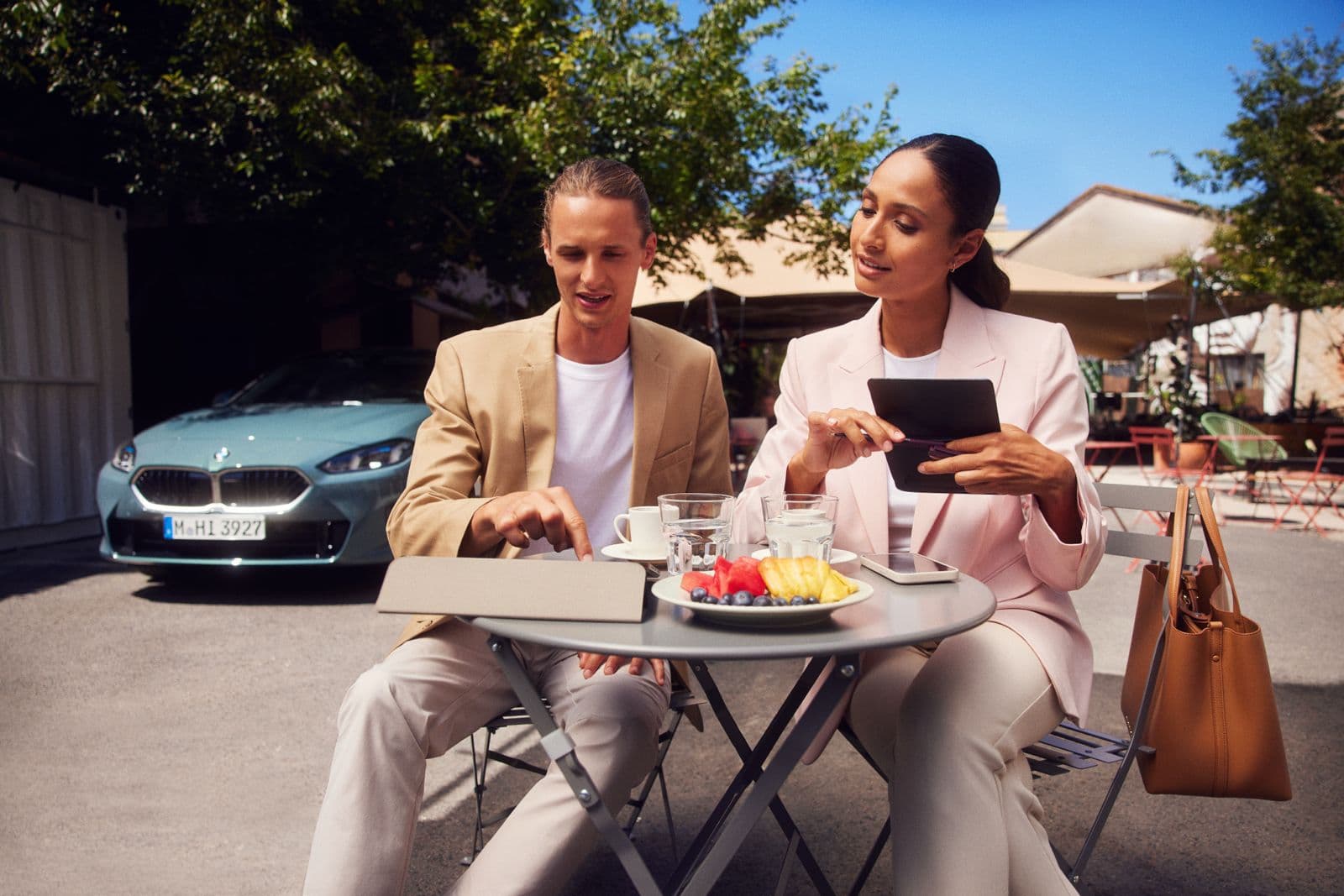 BMW campaign — on-set BTS
