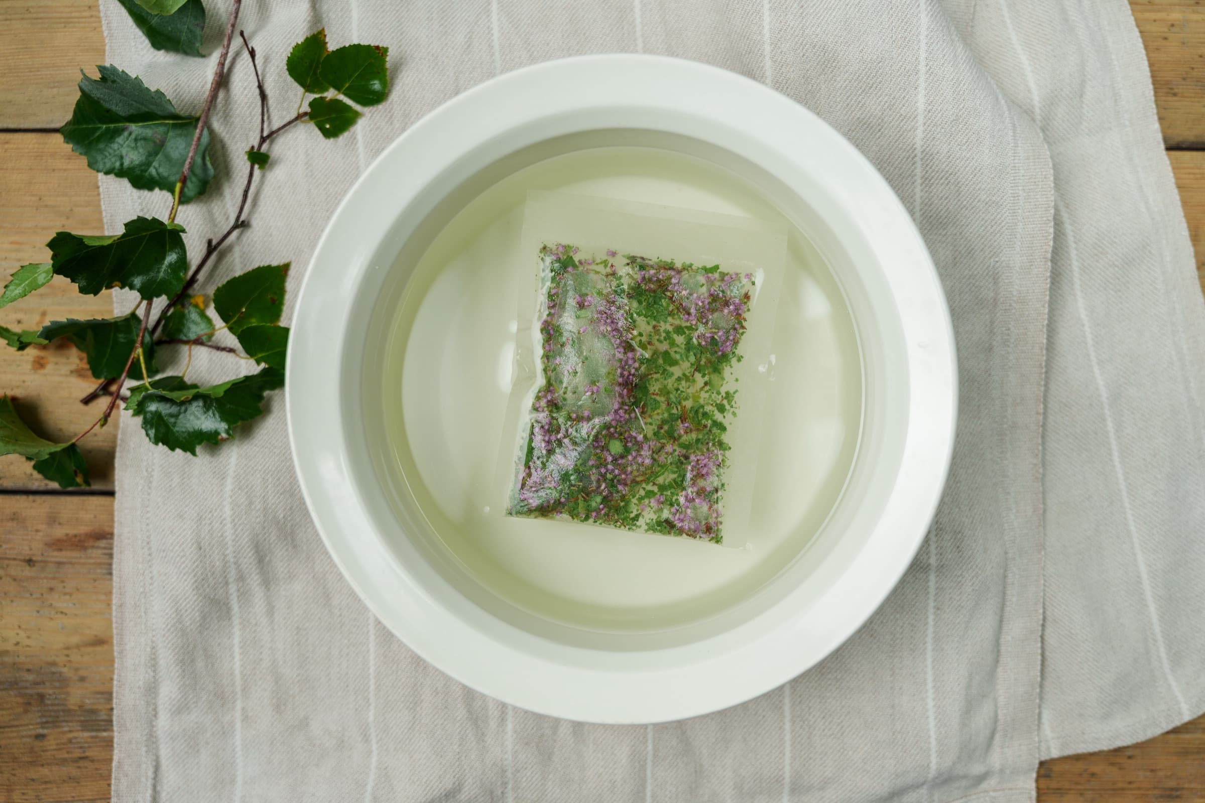 Forest Spa Finland — Water Activator facial pouch, Nordic water ritual